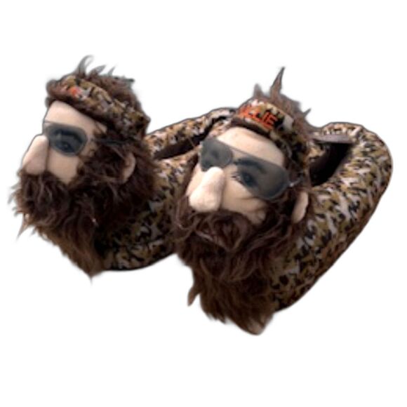 Duck Dynasty Slippers . Shoe Size 10 - 11 {One Size Fits Most} . Uncle Si - Picture 1 of 7